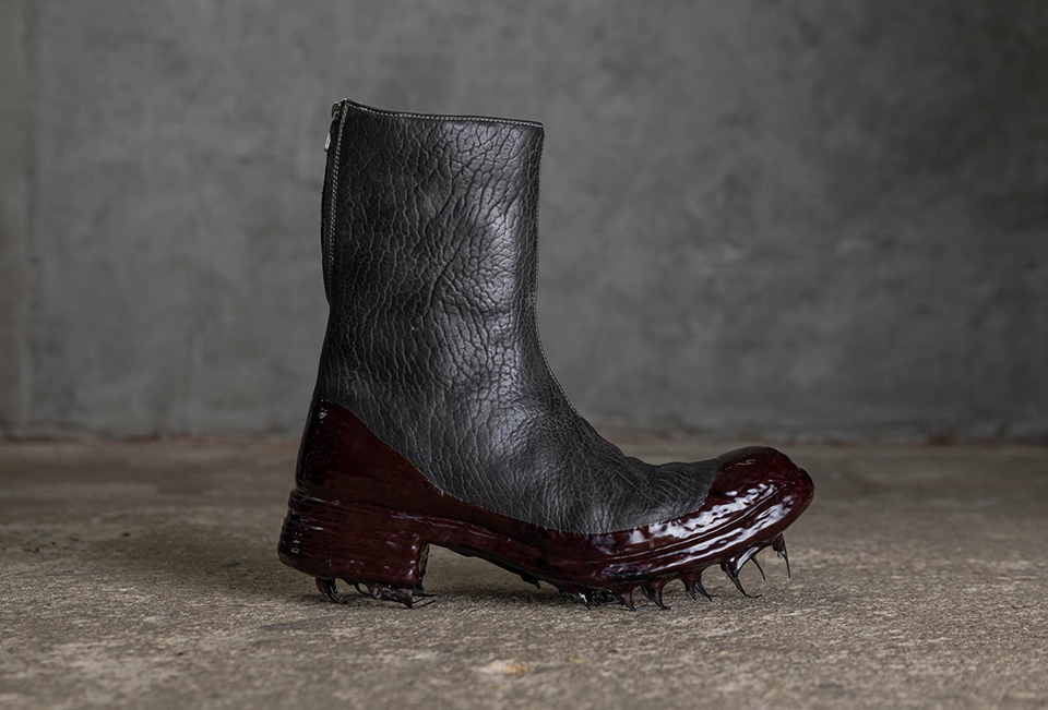 O D LINED DIAGONAL ZIP RUBBER DRIP GOODYEAR BOOTS/19