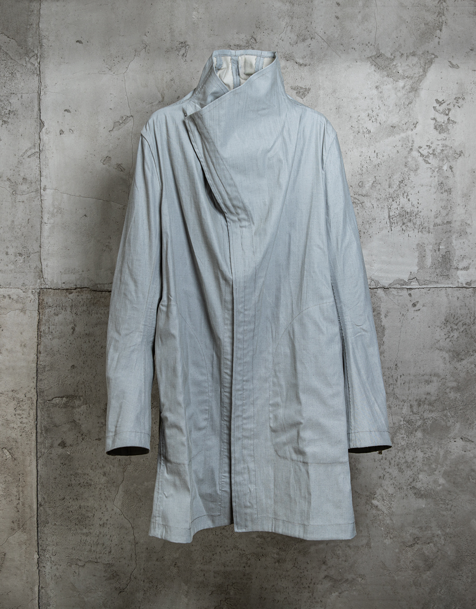STIRRED, CHAIN SEAM, PROSTHETIC ELBOW BUTTON-DOWN COLLAR PARKA/3