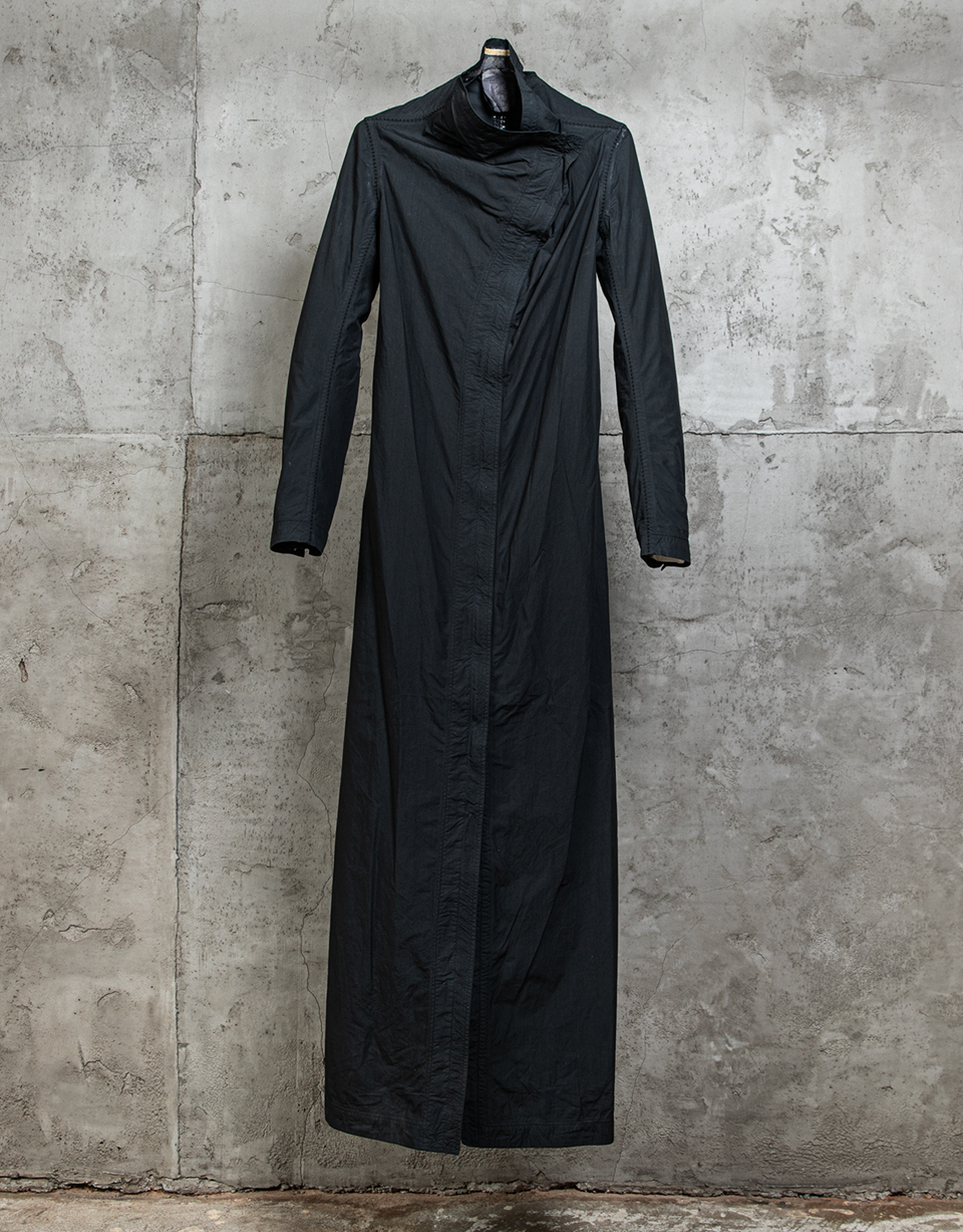 O.D. L.SLEEVE, BUTTON-DOWN COLLAR LONG DRESS/10