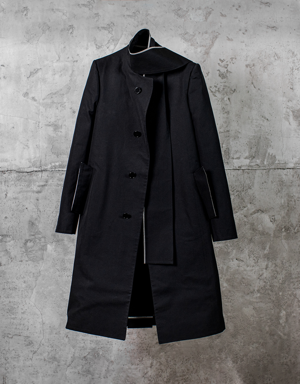 SELF-EDGE TAILORED SCARF COAT/10