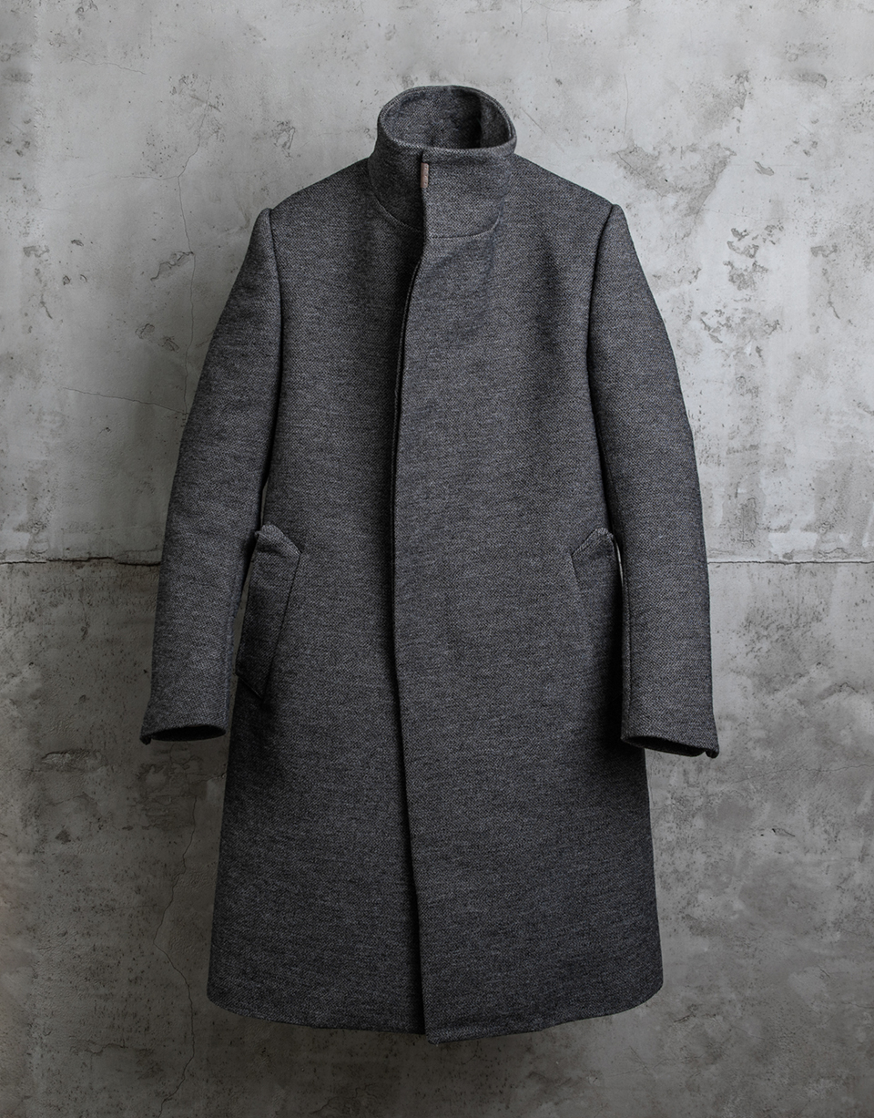 RAGLAN HIGH NECK LINED COAT/8