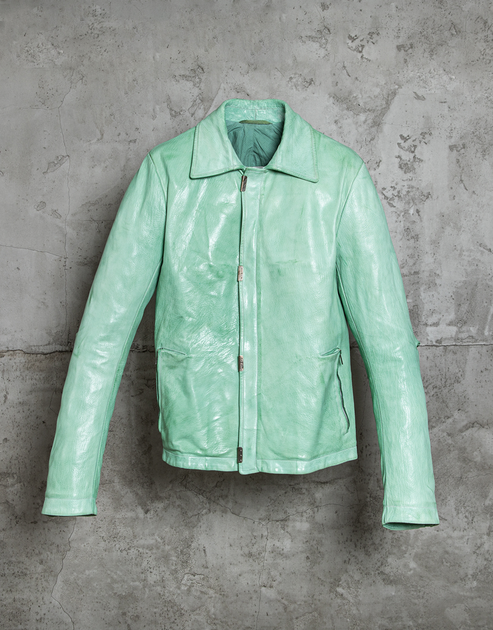 O.DYED LINED SCARSTITCHED L. JACKET/6