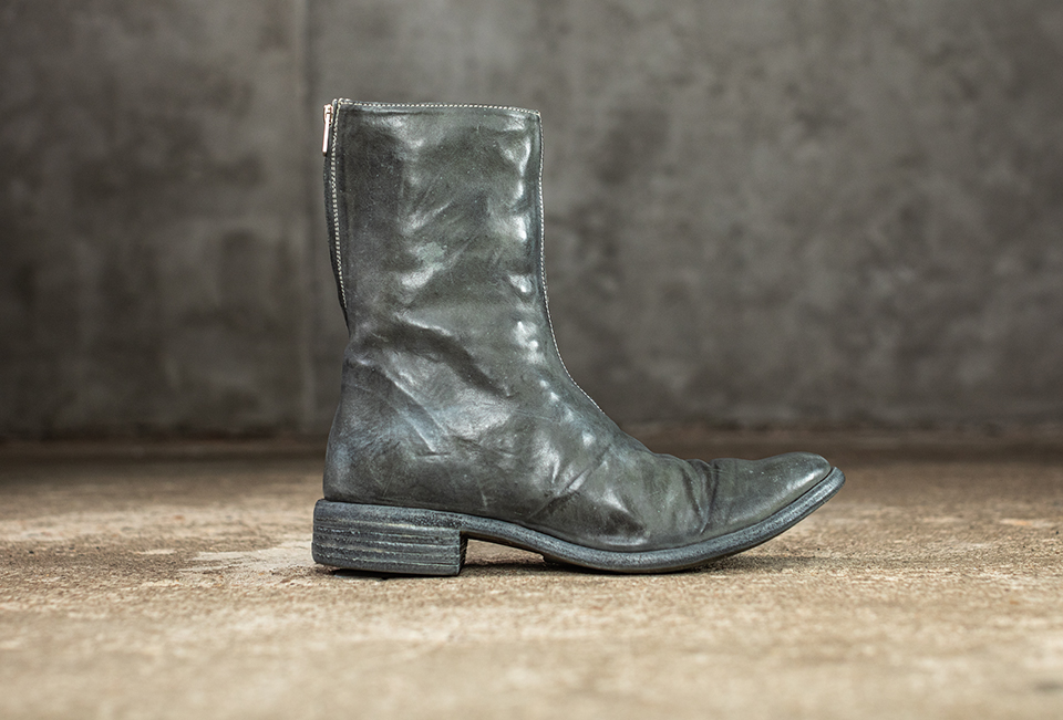 O.DYED LINED DIAGONAL ZIP ‘’GOODYEAR’’ BOOTS/8/crs