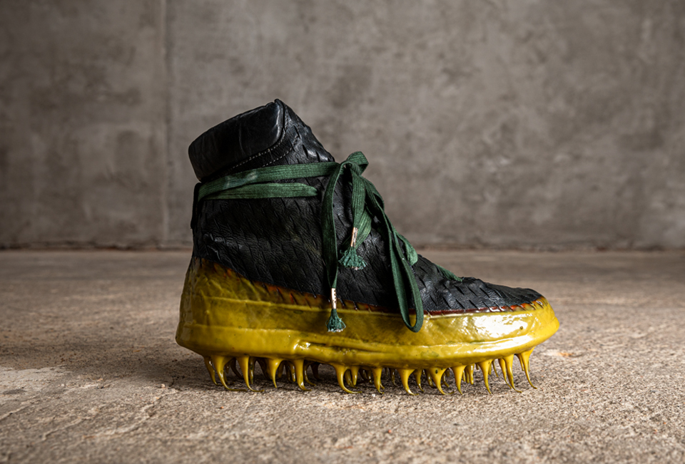 O. D. ONE-PIECE LACEABLE, DRIPPED SNEAKERS/12