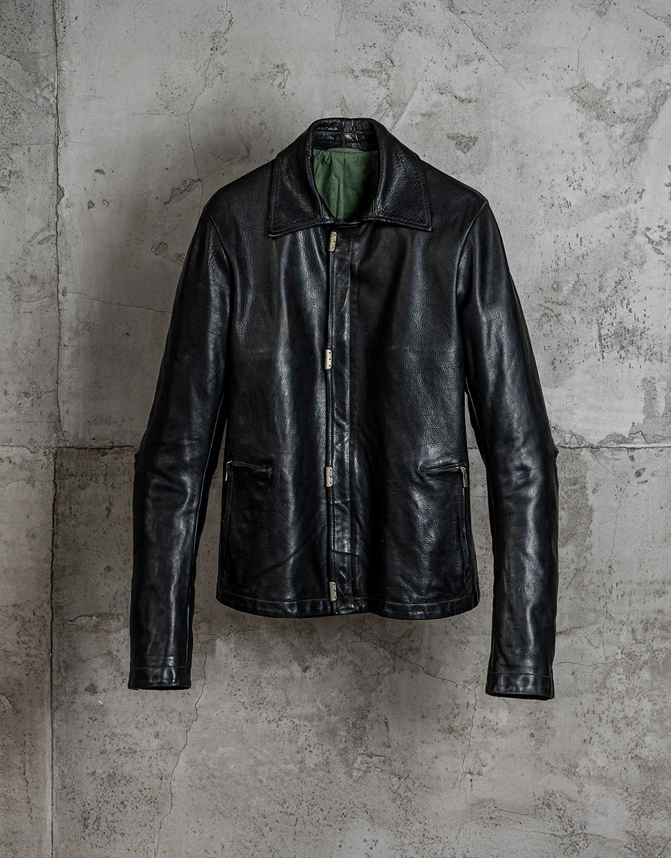 O.DYED LINED SCARSTITCHED L. JACKET/12/bias