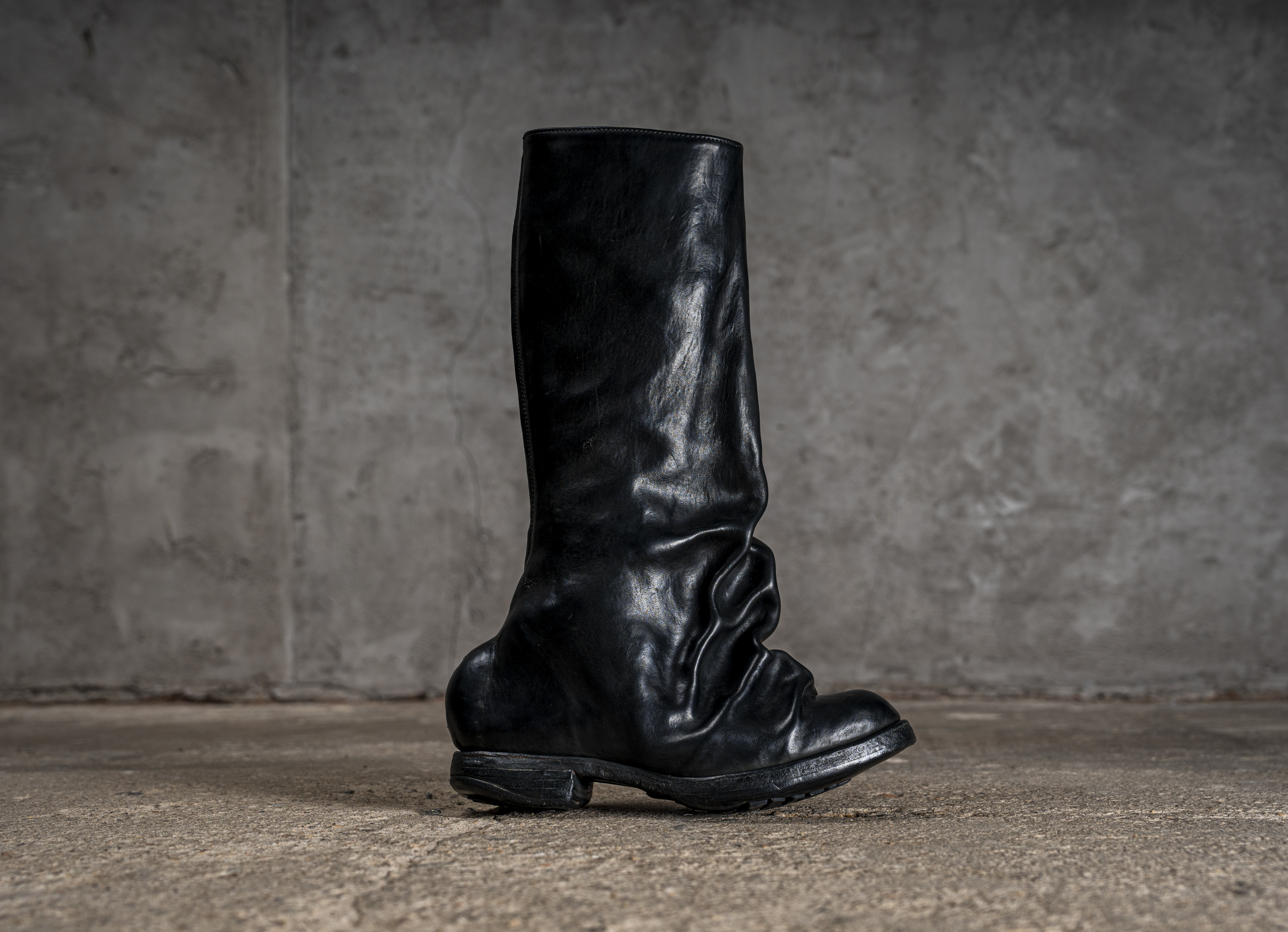 O.D. GOODYEAR, PROSTHETIC SPUR-BITER GAITER FRONT KNEE BOOT/012/corss