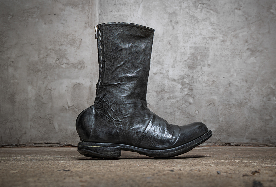 O.D. GOODYEAR, ORTHOPEDIC SPUR-BITER FORK FRONT BOOT/19