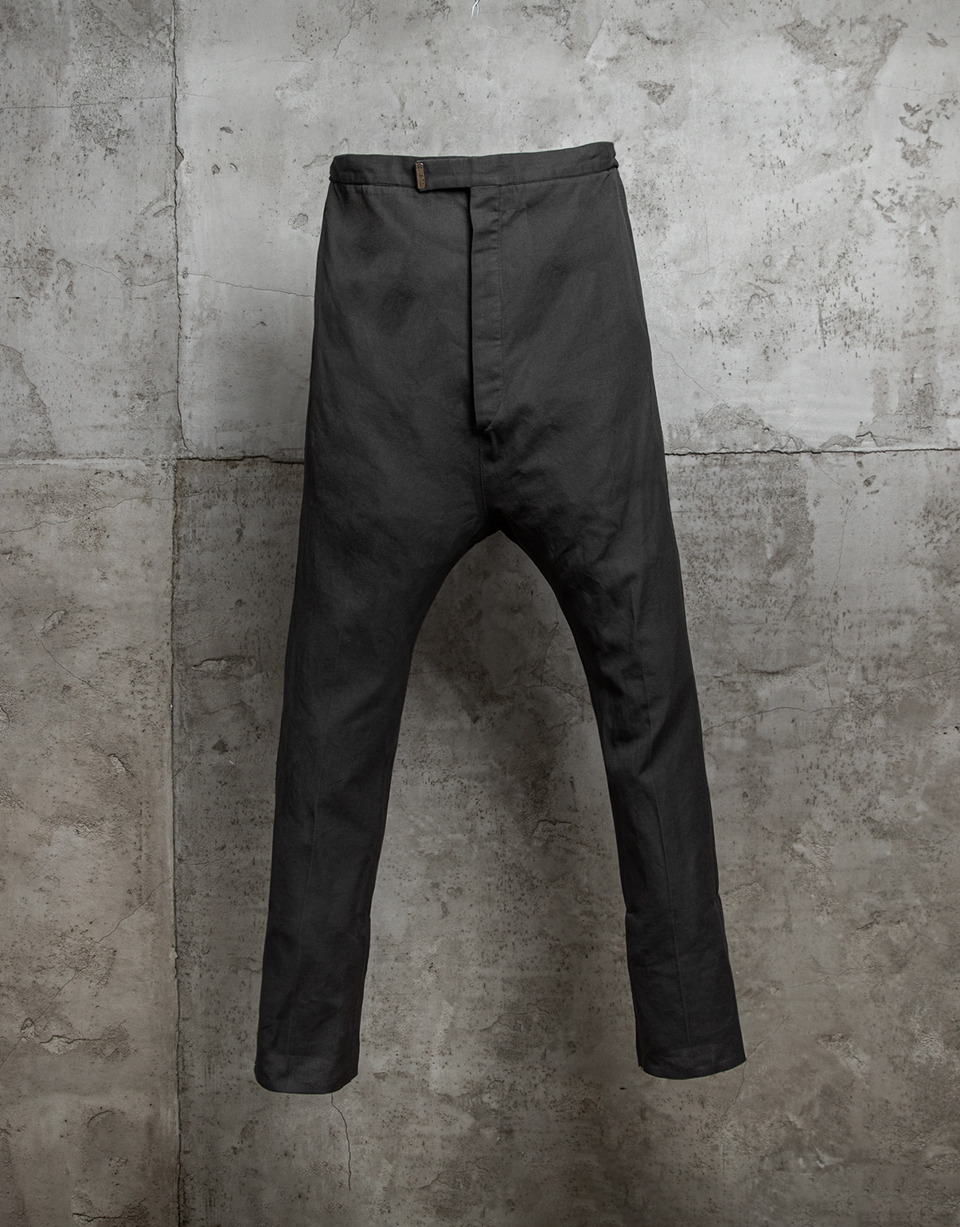 STIRRED, CHAIN SEAM. LONG CROTCH ANKLE TROUSERS/8