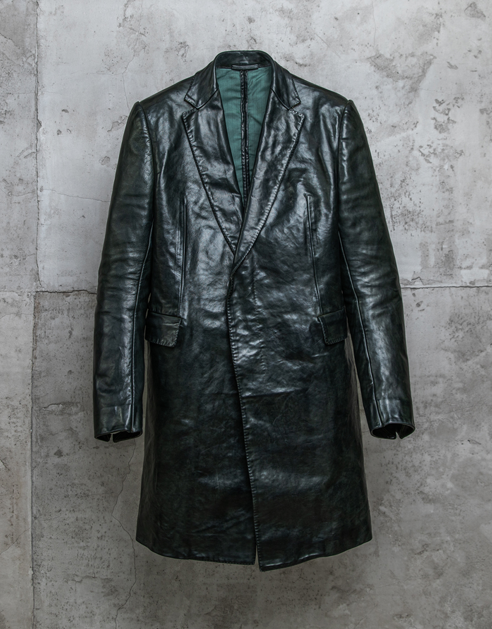 O. D, LINED-UNLINED 2 B. LEATHER COAT/12