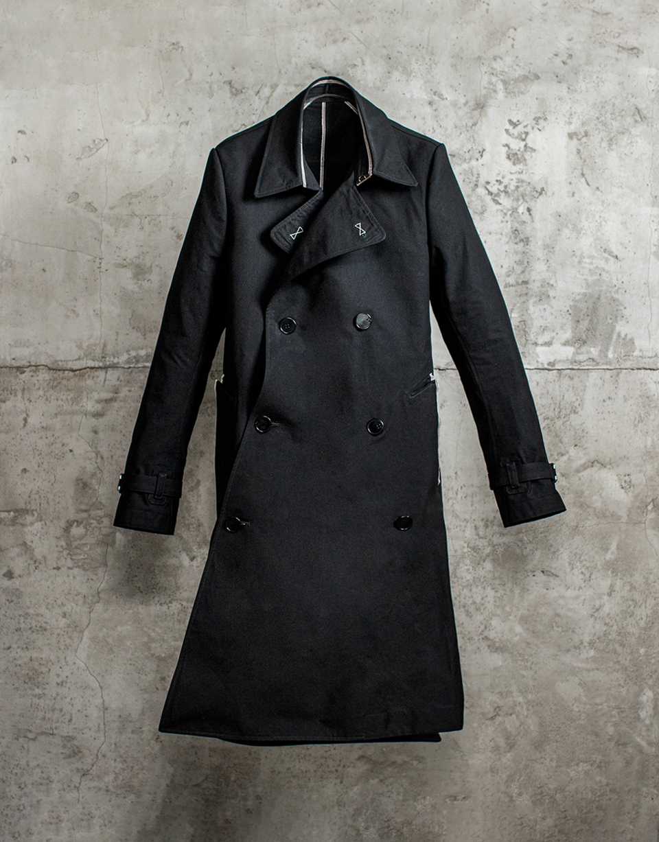 SELF-EDGE TAILORED CROSSFRONT TRENCH COAT/10