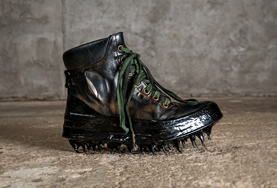 O. D. ONE-PIECE, PROSTHETIC ANKLE, DRIPPED SNEAKERS/12