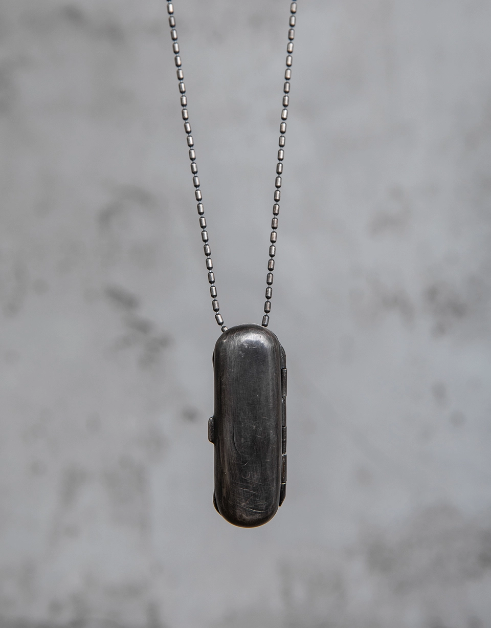 SILVER STAMP CHAIN