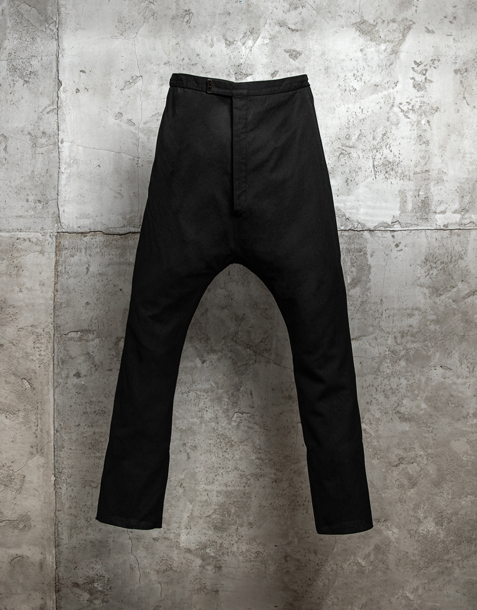 STIRRED, CHAIN SEAM. LONG CROTCH ANKLE TROUSERS/10