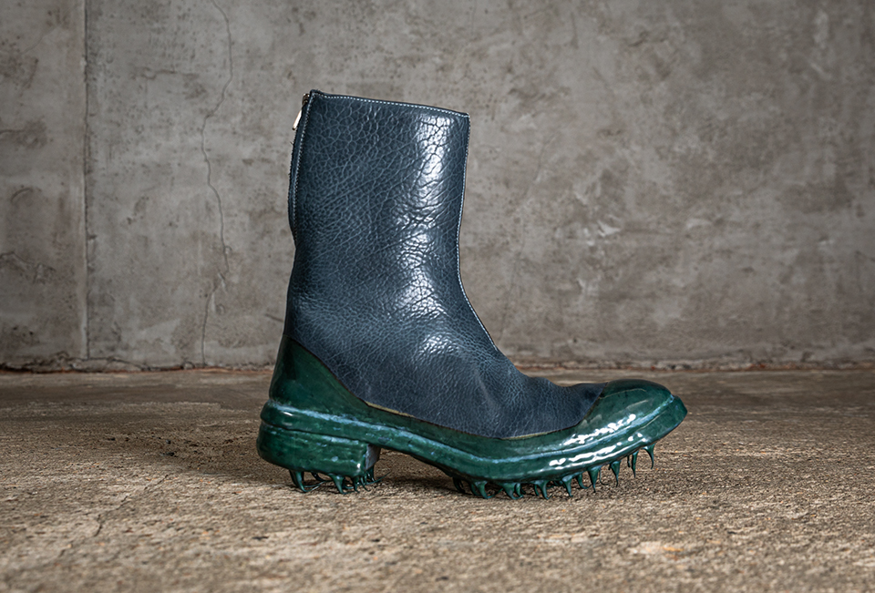 O. D. LINED DIAGONAL ZIP RUBBER-DRIP "GOODYEAR" BOOTS/29