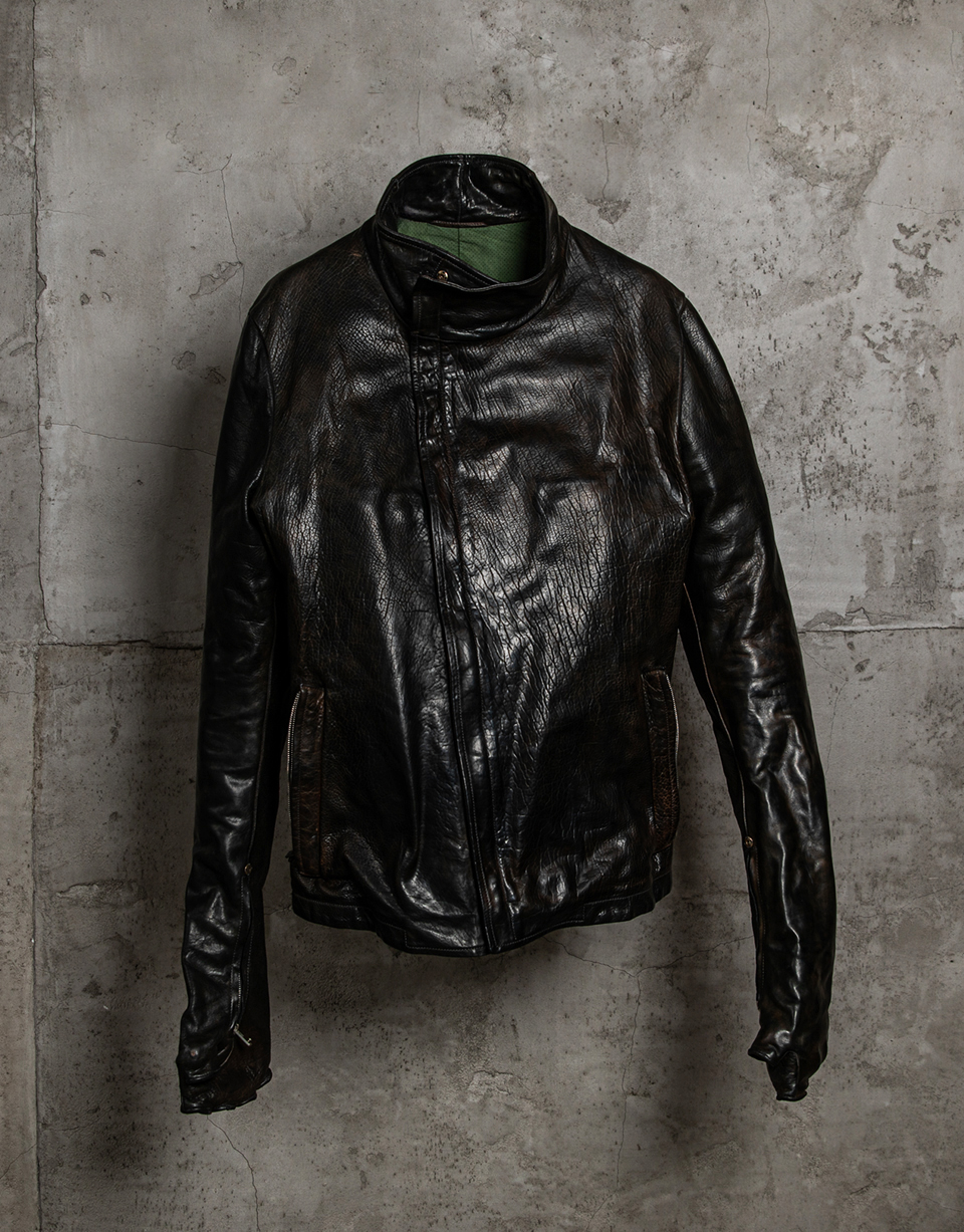 O. D. SPINE ELBOW & HANDS, LEATHER JKT