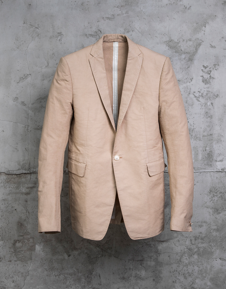 O.D. UNLINED MELTLOCK ONE BUTTON JACKET/4