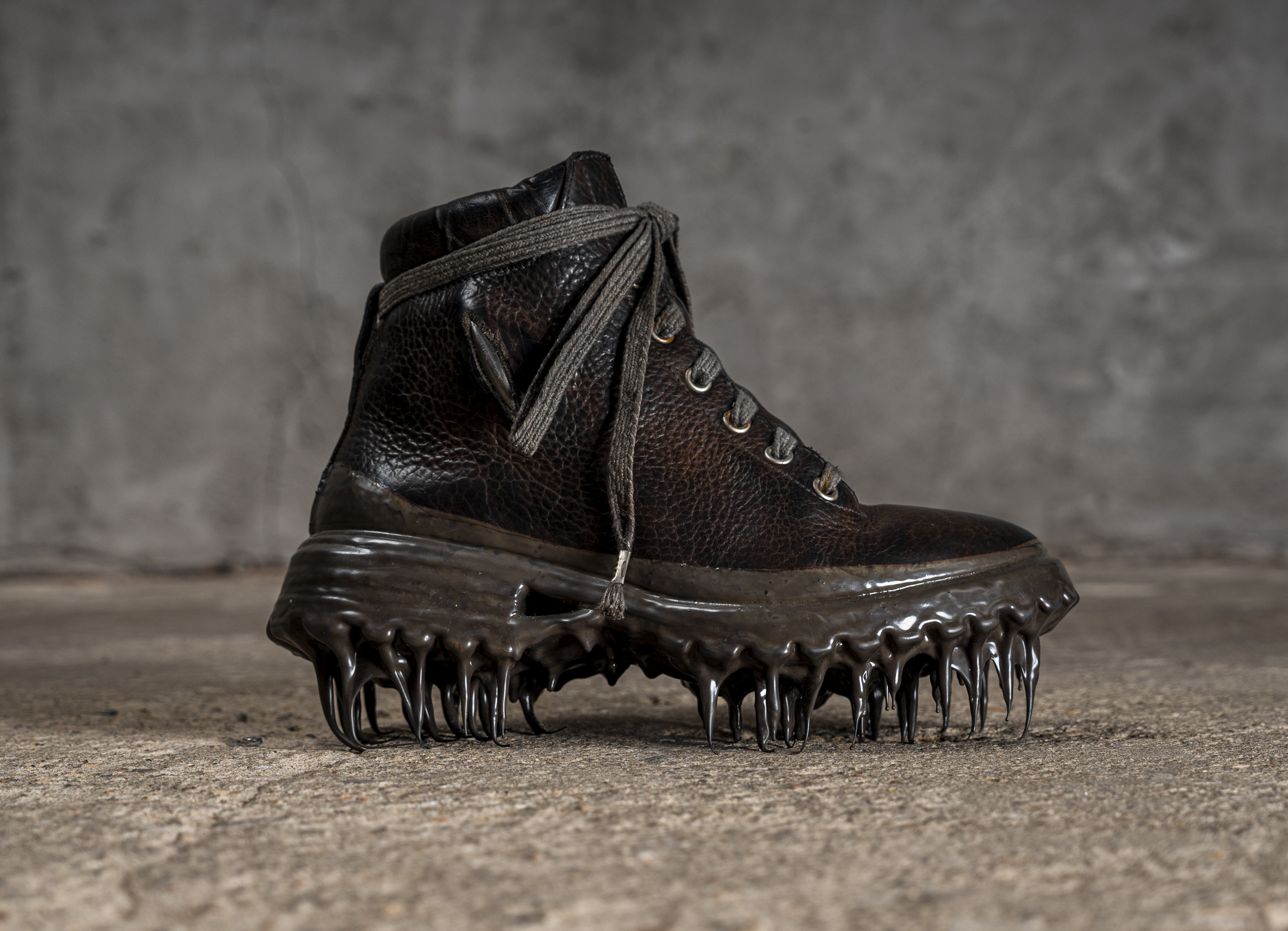 O. D. ONE-PIECE, PROSTHETIC ANKLE WORK BOOTS/19*