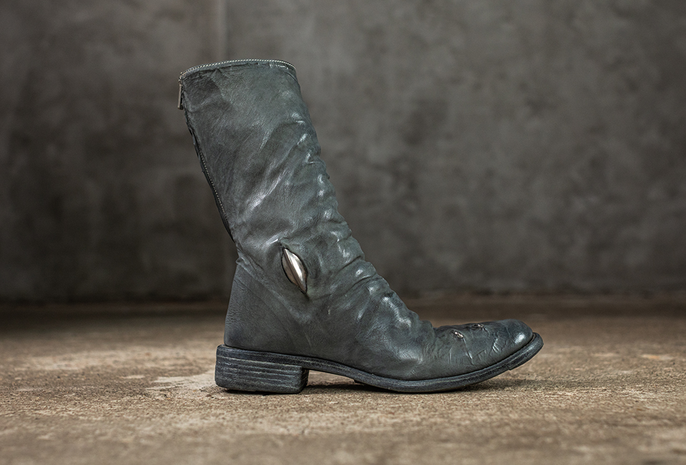 O.DYED LINED ONE-PIECE PROSTHETIC BOOTS/8