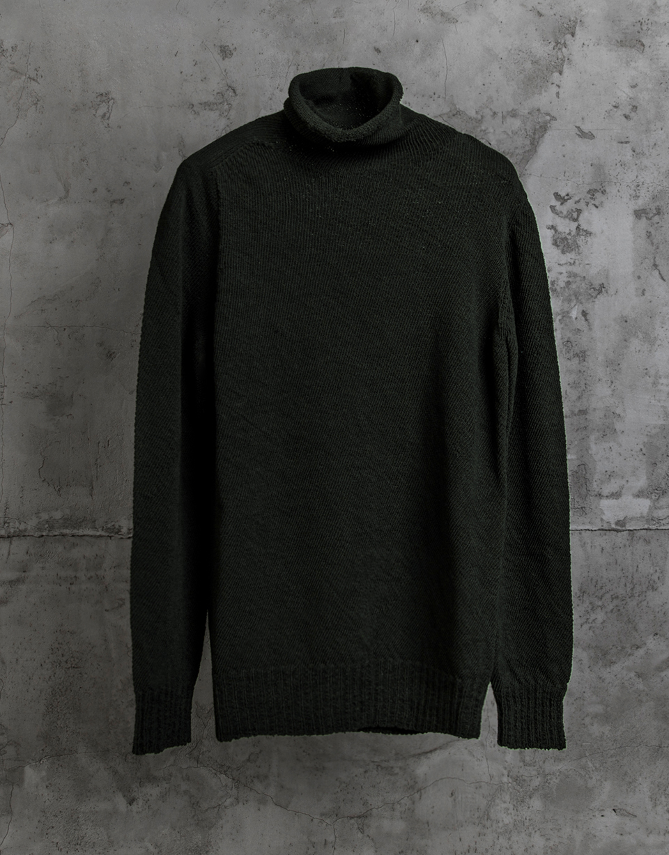 SEAMLESS LONG SLEEVE HIGH NECK SWEATER/11