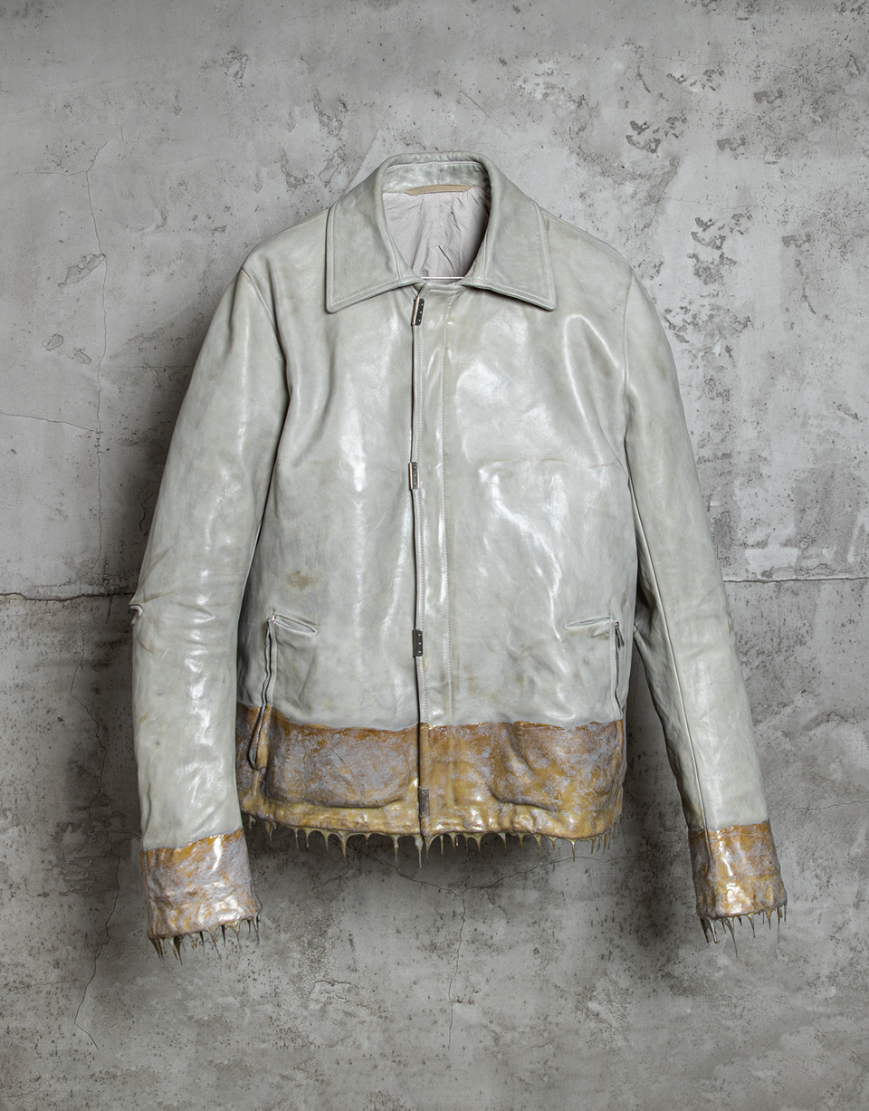 O.DYED DRIP-RUBBERED L. JACKET/33R