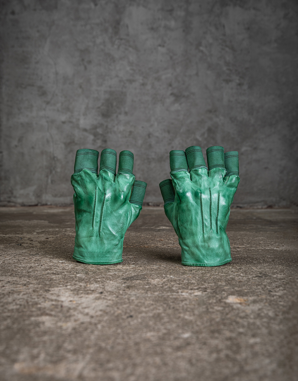 O.DYED DISPARATE FINGERCUFF GLOVES/6