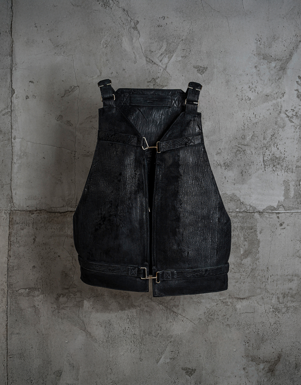 OBJECT DYED CORDOVAN VEST BAG/010