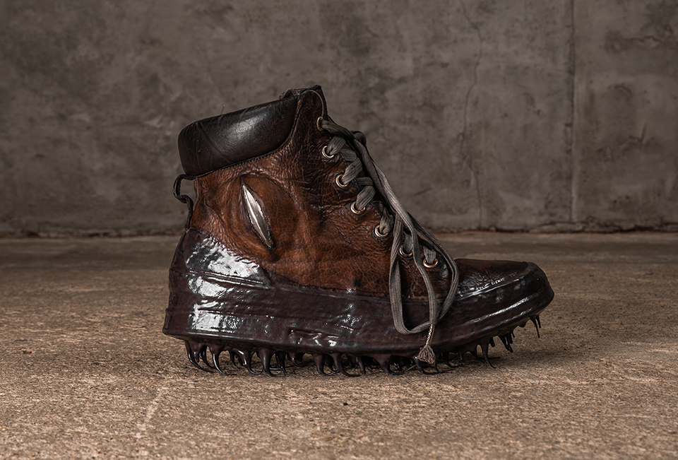 O. D. ONE-PIECE, PROSTHETIC ANKLE, DRIPPED SNEAKERS/19